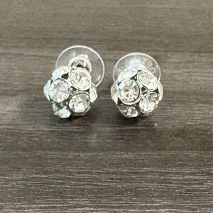 Loft Stud Rhinestone Earrings